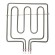 ТЭН духовки электроплиты Ariston, Bosch, Whirlpool 2500Вт (1000+1500Вт), 365х330мм, 300271